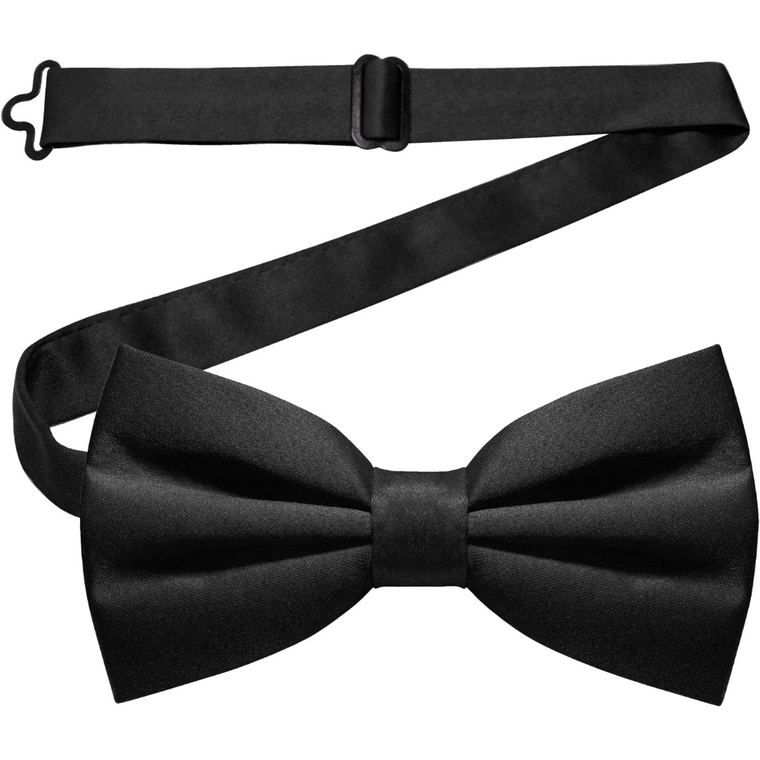 Men'S Holiday Formal Wear - Classic Solid Color Pre-tied Bow Tie