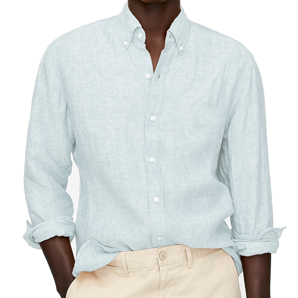 Men'S Formal Beach Wear - Summer Linen Shirts Custom Made Shirts