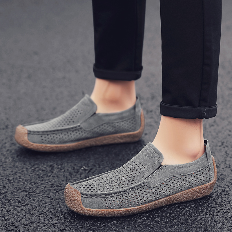 Men Loafers High-quality Slip  - Men Formal Wear Shoes のレビューと価格