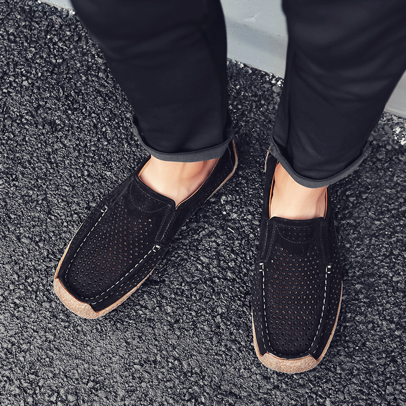 Men Loafers High-quality Slip  - Men Formal Wear Shoes のレビューと価格