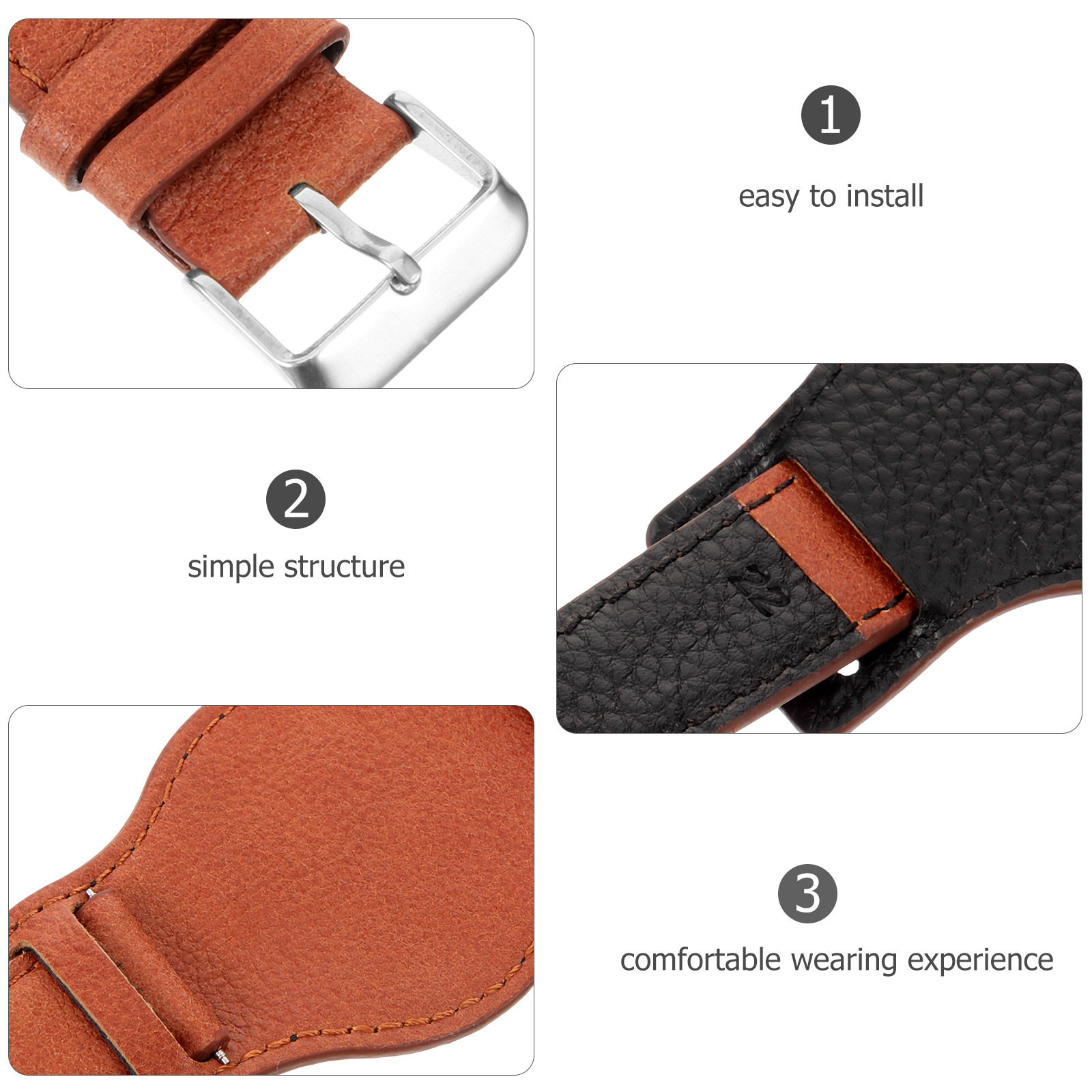 Watch Strap 22Mm Retro Style R - Men'S Formal Wear Watches のレビューと価格