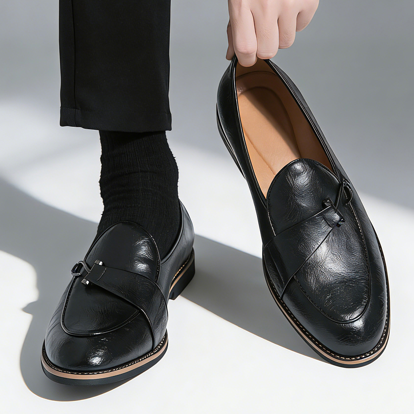 Classic Retro Dress Leather Sh - Men Formal Wear Shoes のレビューと価格