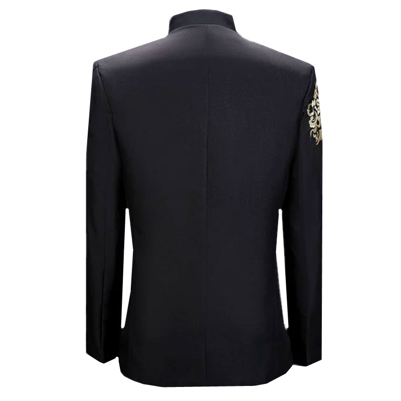 New Men Embroidered Suit Jacke - Men'S Vintage Formal Wear のレビューと価格