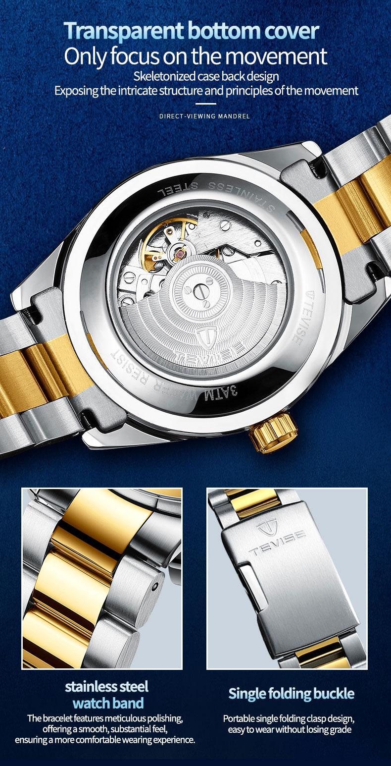 TEVISE men's watch - a busines - Men'S Formal Wear Watches のレビューと価格