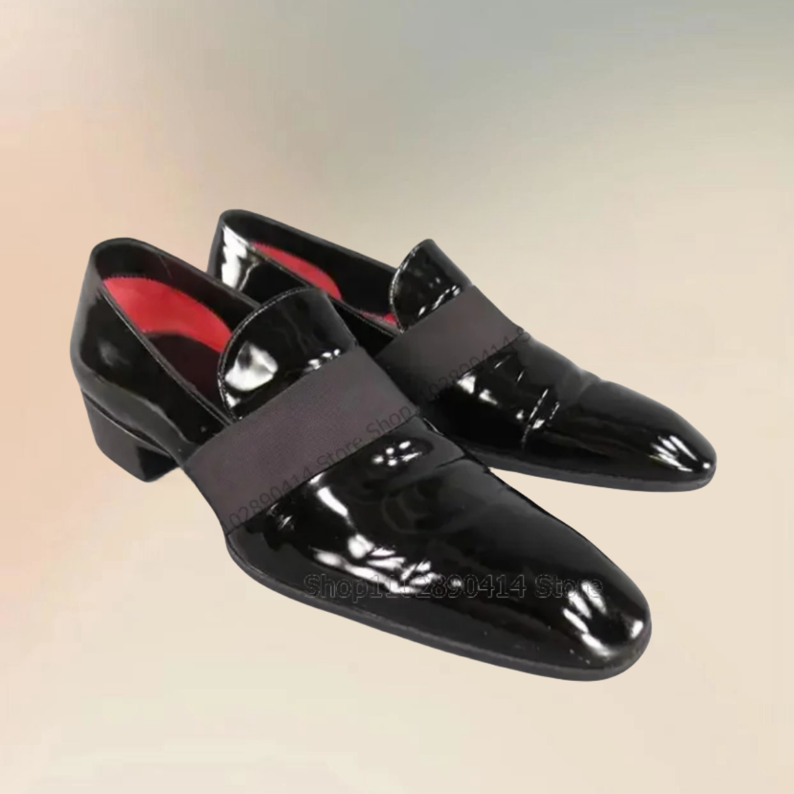 Black Patent Leather Riband De - Men Formal Wear Shoes のレビューと価格
