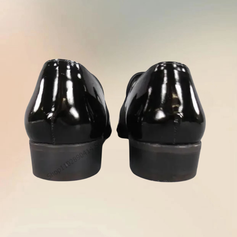 Black Patent Leather Riband De - Men Formal Wear Shoes のレビューと価格