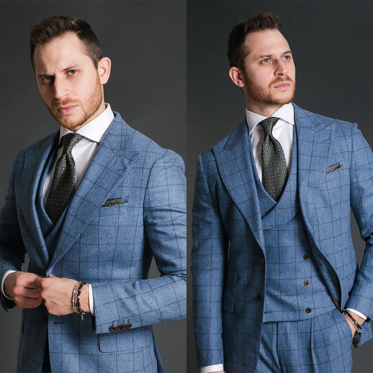 Blue Vintage Men Suit Tailor-M - Men'S Vintage Formal Wear のレビューと価格