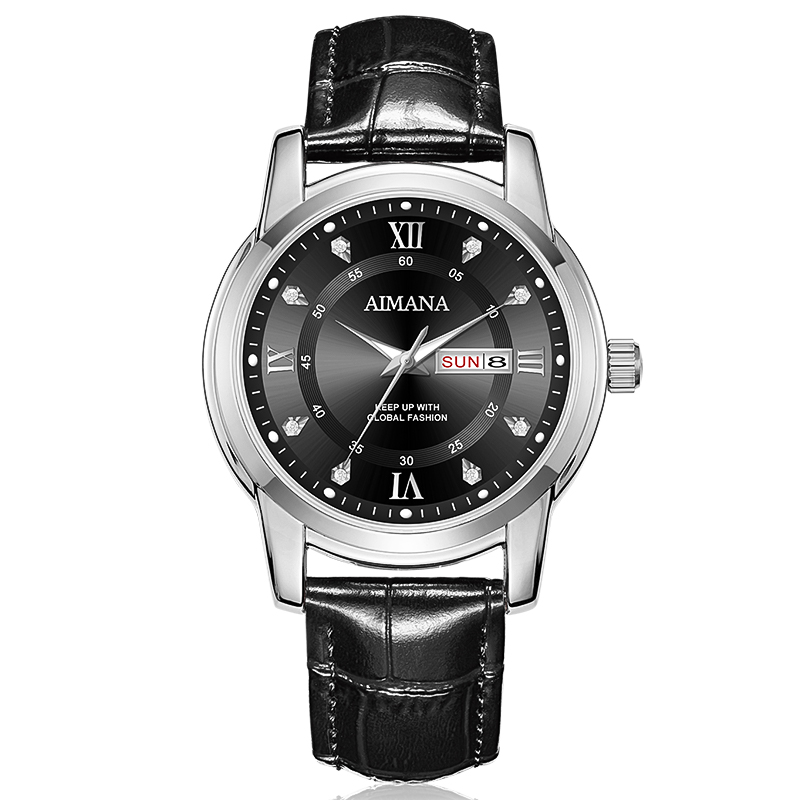 Elegant Leather Band Watch for - Men'S Formal Wear Watches のレビューと価格