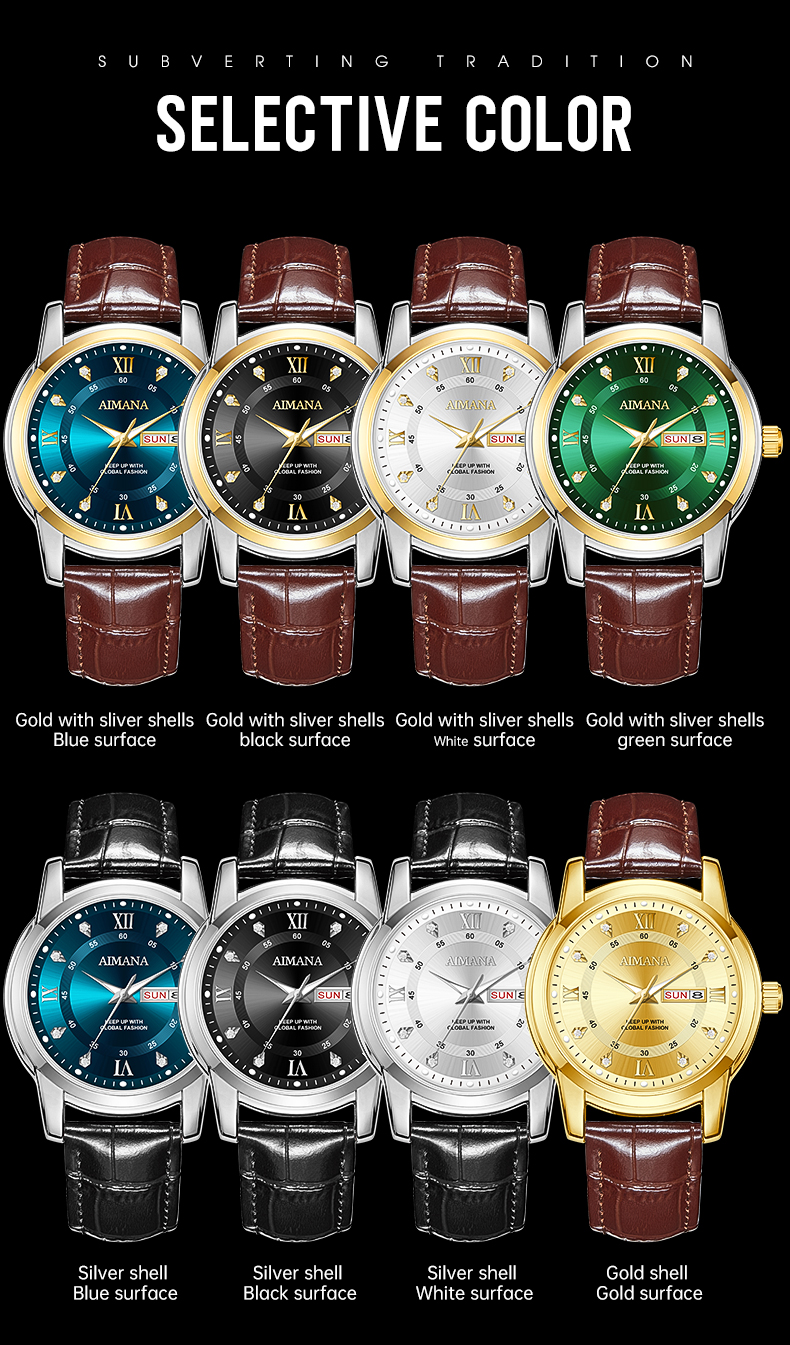 Elegant Leather Band Watch for - Men'S Formal Wear Watches のレビューと価格