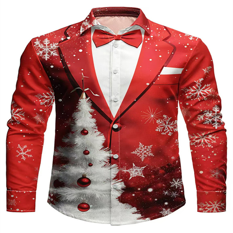 2025 Men's Christmas Snowflake - Men'S Holiday Formal Wear のレビューと価格