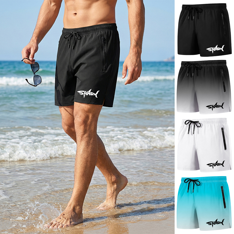 Shark Graphic Men's Board Shor - Men'S Formal Beach Wear のレビューと価格