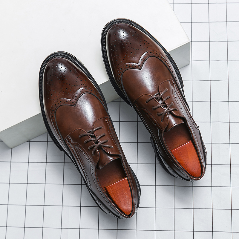 Men Brogue 5/8/10CM Platform H - Men Formal Wear Shoes のレビューと価格
